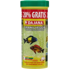 Zemira Dajana Granu Veggie Garlic Sarımsaklı Cichlid Yemi 250 ml + 50 ml Promo 150 gr