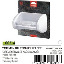 Qlux Ideas Qlux L-00214 Yasemen Kapaklı Wc Kağıtlık