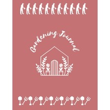 Zemira Independently Published Gardening Journal: Planting House Graphic Drawing On Coral Pink Cove