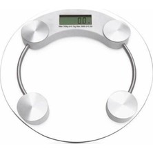 KSB Store Baskül Dijital Yuvarlak Cam Baskül Terazi 180KG. TF-1051