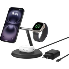 Zemira Belkin 3'ü 1 Arada Qi2 15W Standı, 16, 15, 14 13 Se