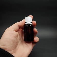 Zemira 15 cc Fırçalı Cam Şişe - Amber - 15 ml Kilitli Kapaklı Fırçalı Cam Şişe x 3 Adet