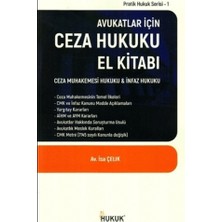 Hukuk Yayınları Avukatlar Için Ceza Hukuku El Kitabı