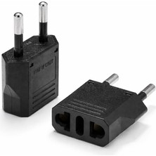 Zemira Kyrotech Amerikan Fiş Çevirici, Tip C Priz Dönüştürücü, Seyahat Adaptörü, Abd Ingiliz Fişini Avrupa