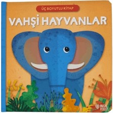 Masalperest Vahşi Hayvanlar;üç Boyutlu Kitap
