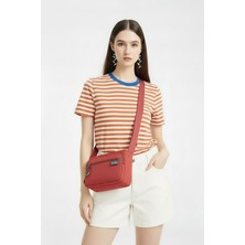 Smart Bags Kiremit Günlük Küçük Boy Hafif Kadın Omuz ve Çapraz Çanta