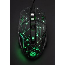 Zemira Gmx7 Rgb Mouse, 7 Tuşlu, Kablolu Usb, Gökkuşağı LED Aydınlatmalı, Optik Mouse, Stalke