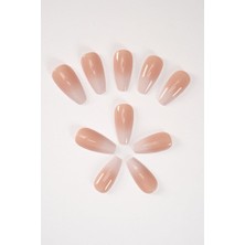 Zemira Pop Beauty Takma Tırnak Seti & Zararsız Yapıştırıcı Pembe Ombre
