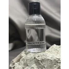 Zemira 50 Adet 50 ml Boş Plastik Şişe YM23 Siyah Kapak
