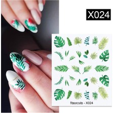 Zemira Tırnakmania Su Transferli Nail Sticker X024 (49831-24) 3886