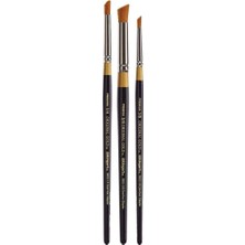 Zemira Kingart Altın 9850 Serisi, Taklon Deerfoot Stippler, 3'lü Set Siyah
