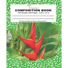 Zemira Independently Published Island Momentos Composition Notebook: The Heliconia | Montserrat W.ı