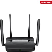 Zemira Mercusys MR25BE; BE3600 Mbps, Fiber Destekli, 4× 10/100/1000MBPS Port, Easy Mesh Uyumlu, Dual-Band