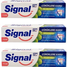 Zemira Smartizi Signal Çürüklere Karşı Nane Ferahlığı Macunu (3 Adet x 100 Gr) - Günlük Ağız Bakımı
