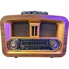 Zemira Büyük Boy Taşınabilir Klasik Am/fm/sw Ev Radyo USB ile Olabilen Radyo NS66