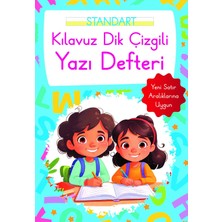 Parıltı Yayınları Kılavuz Dik Çizgili Yazı Defteri Küçük Boy - Mavi