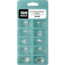 Zemira Fontenay Kutulu Balerin Protez Takma Tırnak 100'LÜ NO:132 Renkli