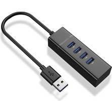 Zemira Hızlı USB Çoklayıcı 3.0 Hub USB Çoğaltıcı 4 Port 5 Gbps Hızlı