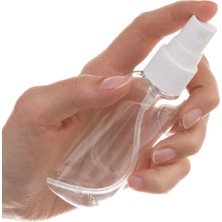 Zemira Şeffaf Sprey Başlıklı Cam Şişe 100 ml 6 Adet, KİMLAB-1000