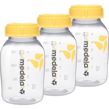 Zemira Medela 3'lü Anne Sütü Saklama Şişe Seti - Bpa Içermez - 3 x 150 ml