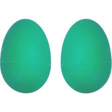 Zemira ORF-MT8GR Örf Aletleri Plastik Yeşil Yumurta Marakas Müzikal Titreme 2 Adet (Çift)
