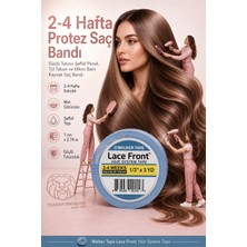 Transformacion Protez Saç Bandı 1cm x 2.74m | 2-4 Hafta Güçlü Tutucu Şeffaf Peruk, Tül Taban ve Mikro Bant Kaynak Saç Bandı Lace Front  722310