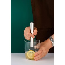 Zemira Çelik Kokteyl Muddler Barware Mojito Kokteyl Tokmağı CIN511SLV