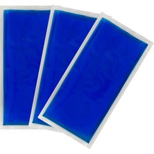 Zemira Flexy Medical Sıcak Soğuk 3 Adet Kompres Termojel Buz Paketi, 13X26CM, Migren, Incinme, Burkulma