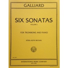 Zemira Galliard: Six Sonatas, Vol. 1, For Trombone And Piano