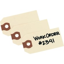 Zemira Avery Gönderim Tags, 7 x 3,5 Cm, Manila, 1000 Adet (12301)