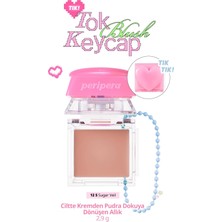 Zemira Peripera Ciltte Kremden Pudra Dokuya Dönüşen Allık Tok Blush Keycap (12 Sugar Veil)