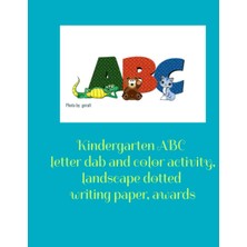 Zemira Independently Published Kindergarten Abc Landscape Activity And Writing Paper, 8.5X11, 137 Colored