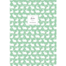 Zemira Rabbit - Lined Pages - A4 - Premium: (Green Edition) Fun 192 Lined Pages (A4 / 8.