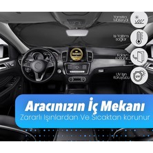 Zemira Trakmats Fiat Talento 2014-2020 Oto Ön Cam Güneşlik, Katlanabilir Milfonlu, Uv Koruma, 1