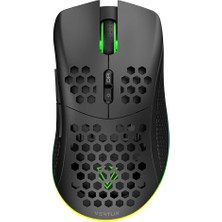 Zemira Vertux Mouse Gamecharged Çift Mod Oyun Özel LED Işıklı 16.000 Dpi - Vertux Ammolite