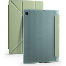 Zemira Zore Tab A7 10.4 T500 2020 Tri Folding Kalem Bölmeli Standlı Yeş