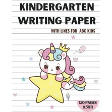 Zemira Independently Published Kindergarten Writing Paper With Lines: Prek Hand Writing Practice Workbook