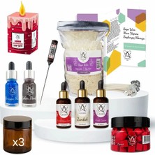 Alze Kimya Hobi Soya Wax Mum Başlangıç Seti