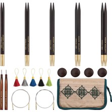 Zemira Lantern Moon Interchangeable Needle Set 5"-Legacy Sizes 3/3.25MM To 8/5mm -LM350302