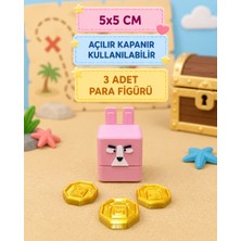 Vrd Chloe Super Bear Adventure Oynar Eklemli Tekli Figür Seti Bareen,tilki ve Kutu (Çantalı + 3 Fiziksel Gold Oyun Coin=