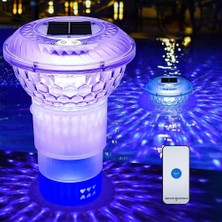 Zemira Greentech Güneş Enerjili, Klor Hazneli, Kumandalı Havuz LED Aydınlatma 1 ADET/GT-PL01