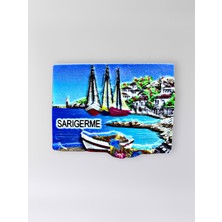 Mundy Sarıgerme Polyester Kabartmalı Magnet 7 cm x 5 cm Dekoratif Hediyelik Buzdolabı Süsü (KOD:1731)