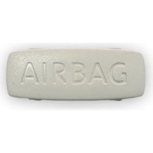 Zemira Yan Hava Yastığı Airbag Yazı Kapağı Gri 5G0853437 Vw Golf 7 2013-2017