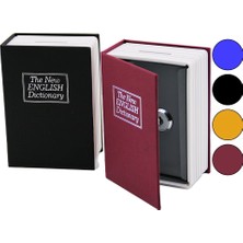 Ozkr Store Kumbara Homesafe Booksafe Büyük 180X115X55MM Kitap Modeli Kilitli Kasa Kumbara