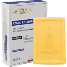 Zemira Licorael Kojic & Turmeric Sabunu 120G – Cilt Aydınlatıcı Temizleyici Sabun, Limon Kabuğu Özlü,