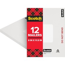 Zemira Scotch Photo/document Mailer, 9 x 11,5 Inç, 12'li Paket (7917)