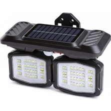 Zemira Panter Solar Hareket Sensörlü 72 Smd Beyaz LED Duvar Lambası 800 Lümen, 5W, Çift Başlıklı 120° Ayar