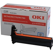 Zemira Oki 45395703 Image Drum MC760, 770, 780, 30000 Sayfa, Cam Göbeği