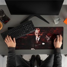 Zemira Hediyesepeti Atatürk Tasarımlı Ay Yıldız 70X30 Mousepad