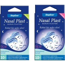 Zemira Stopever Nasal Plast Burun Bandı – Normal + Büyük Boy 2'li Paket | Horlamaya Karşı | Da
